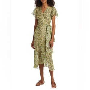 TANYA TAYLOR
Blaire Floral Voile Silk Blend Wrap Dress